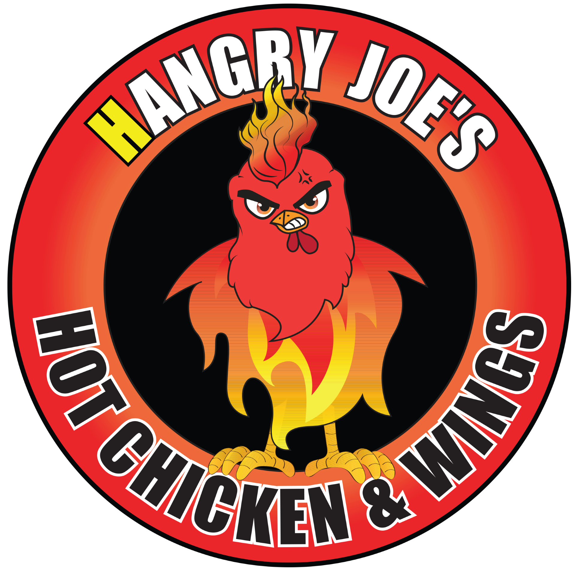 Hangry Joe's Hot Chicken & Wings logo